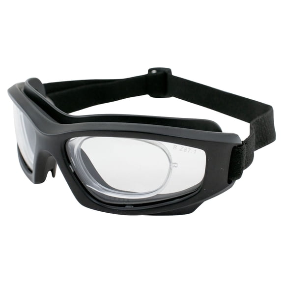Birdz Eyewear Flyer Extreme Sports Construction Site Skydiving Super Seal Safety Goggles with Clear to Smoke Photochromic Anti-Fog Lenses & Rxable Adaptor