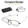 thumbnail image 5 of Folding Reading Glasses Magnify Presbyopic Case Unisex Universal 1.5 2 2.5 3.0, 5 of 15