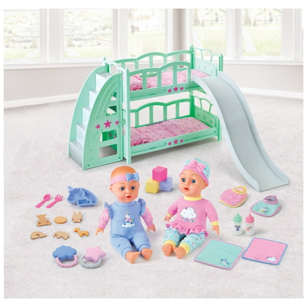 My Sweet Love Deluxe Bunk Bed Doll Playset 36 Pieces 14 Dolls Walmart Com My Sweet Love Deluxe Bunk Bed Doll Playset 36 Pieces 14 Dolls Walmart Com