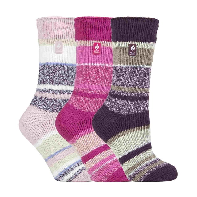 Heat Holders - Lot de 3 Chaussettes Thermiques Isolées pour Femmes pour l'Hiver
