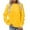Yellow-01, variant on HTNBO Oversized Sweatshirt for Women Crewneck Long Sleeve Sweatshirts Casual Cute Pullover Lightweight Sweatshirt