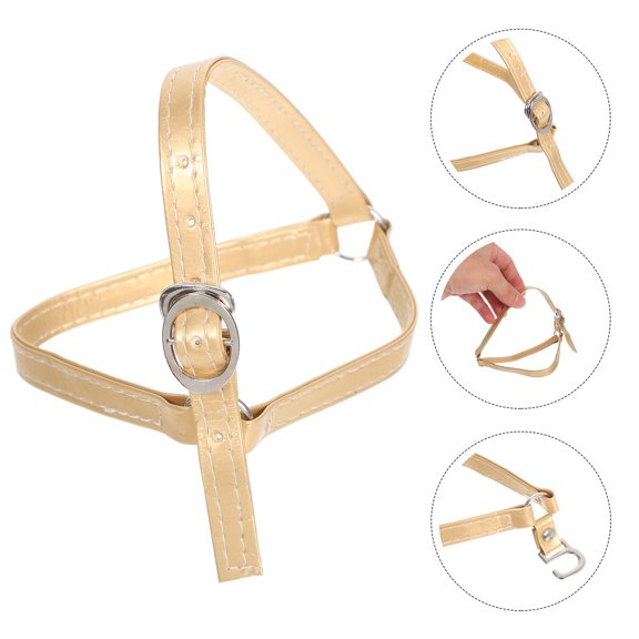 Raindrops 4Pcs Golden PU High Heel Shoe Straps for Versatile Use with Adjustable and Anti-Drop Features