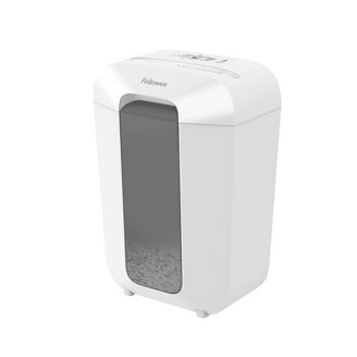 Fellowes Powershred 12-Sheet Cross-Cut Paper Shredder - White