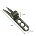 thumbnail image 6 of harmtty Golf Ball Fork Pointed Head Thick Stainless Smooth Surface Anti-deformed Dig Golf Pitch Holes Ball Marker Golf Divot Marker Golfs Tool,Silver, 6 of 8