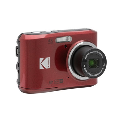 Kodak, Digital Camera, PIXPRO FZ43, Red with 16GB SD Card