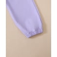 thumbnail image 6 of Kucnuzki 11 Years Big Girls Outfit Sets 12 Years Girl Winter Clothes Long Sleeves Knitted Top Butterfly Crop Tops Solid Color Cargo Pants Set 2pcs Youth Tween Clothing Purple, 6 of 9