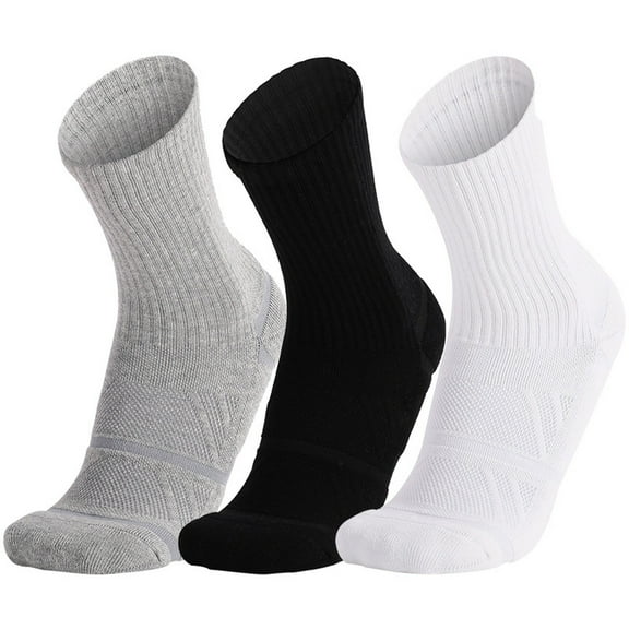 Clearance Under $5 Mens Fashion Color Blocked Socks For Outdoor Cycling Sports Socks