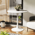 thumbnail image 6 of Homy Casa 31.5" White Round Dining Table with Tulip Base for Kitchen Café, 6 of 10