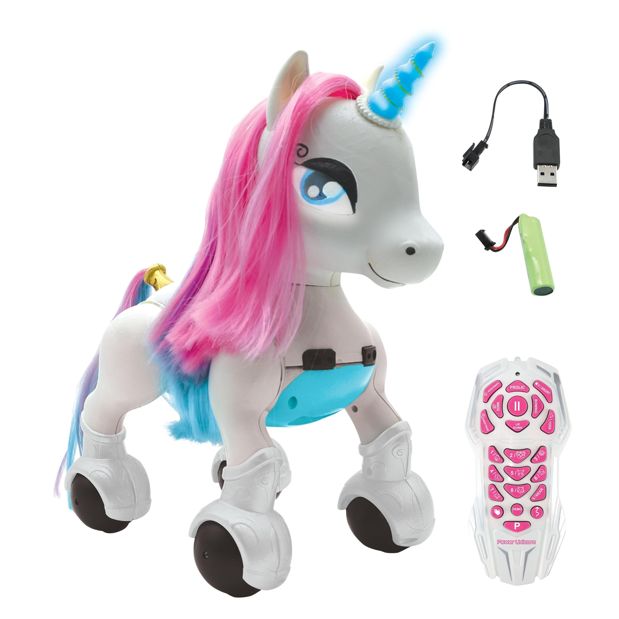Lexibook Power Unicorn Smart Robot, Programmable, Dance & Music, RC