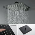 thumbnail image 7 of CES 16 Inch Square Rain Shower Head, 304 Stainless Steel, Ultra Thin High Pressure Bathroom Rainfall Showerhead (Matte Black), 7 of 7