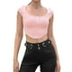 thumbnail image 1 of Txlixc Mujeres Verano Sexy Crop Tops Manga Corta Cuello Cuadrado Botón Camiseta Txlixc Sexy, 1 of 9