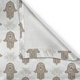 thumbnail image 4 of Ambesonne Hamsa Window Valance, Mandala Inspired Motif, 54" X 18", Caramel, 4 of 5