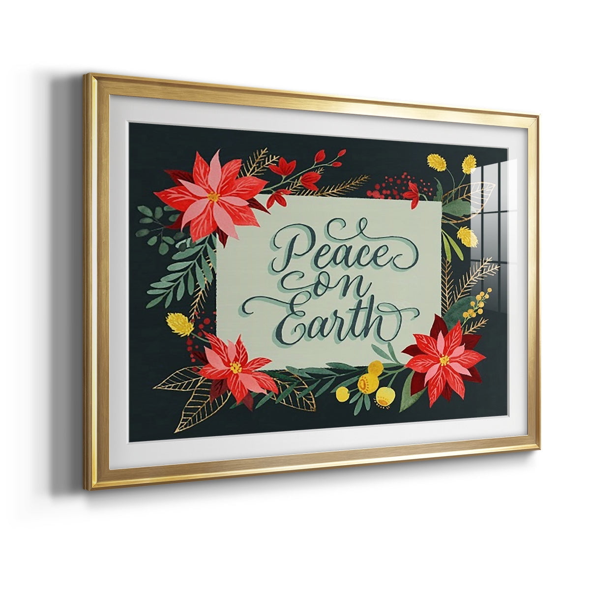 Bright Christmas Night II Premium Framed Print - Ready to Hang