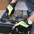 thumbnail image 5 of HANDLANDY Fingerless Work Gloves for Men Utility Padded Half Finger Driving Working Gloves, 5 of 7