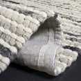 thumbnail image 5 of SAFAVIEH Marbella Burton Striped Wool Area Rug, Black/Ivory, 3' x 5', 5 of 9