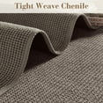 thumbnail image 6 of FEELHOME Bathroom Rug Non Slip Absorbent Bath Mat Woven Quick Dry Machine Washable Bathroom Mat with Rubber Backing Ultra Thin Bathroom Rugs Fit Under Door 16"x24" Brown, 6 of 8