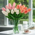 thumbnail image 5 of 10/20/24 Pcs Artificial Tulips Flowers Mixcolor Real Touch Fake Tulips Fake Flowers for Mother's Day 13.5" Faux Tulips Faux Flowers Bulk Artificial Tulips  Centerpieces Home Wedding Bouquet, 5 of 7