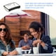 thumbnail image 4 of Estuche protector de pantalla completa chapado, delicado estuche para reloj compatible con Fitbit Charge 3/4 (negro), 4 of 7