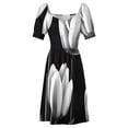 thumbnail image 5 of White tulips Sleeveless Dress purple dress summer dresses for women 2024 sexy dress elegant dresses plus sizes, 5 of 6