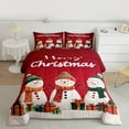 thumbnail image 2 of Castle Fairy Xmas Snowman 2Pcs Bedding Comforter Set for Teens Girls Boys,Merry Christmas Twin Comforter Sets,Happy New Year Breathable Bedding Set,Super Cozy Room Decor, 2 of 8