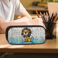 thumbnail image 6 of Kuiaobaty Cartoon Lion Print Backpack Set of 3 for Teens Lightweight Backpack and Lunch Box Set with Adjustable Strap Insulated Lunch Bag with Pencil Bags for School Travel, 6 of 7