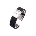 thumbnail image 1 of Strap Silicone Rubber Bands 22mm Watch Band 24mm Watch Strap Curved Ends Black Watch Bands Sport Watch, 1 of 10
