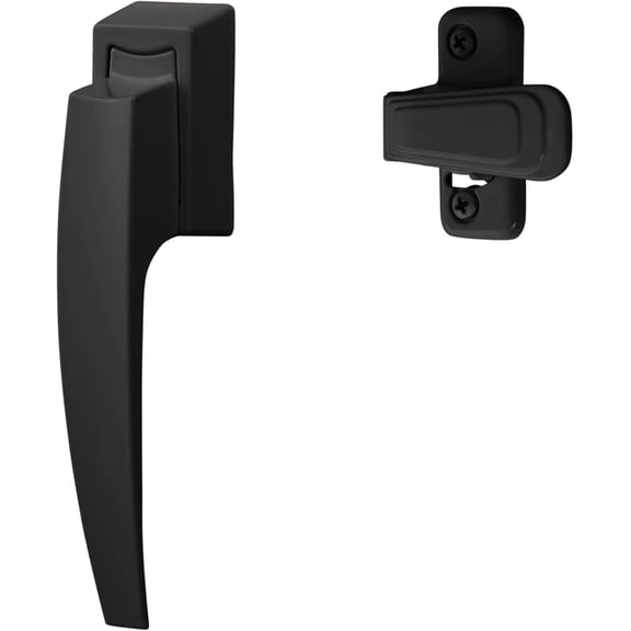 Model 1994 VP Pull Handle Set for Storm and Screen Doors, Fits 1 to 2-1/8 inches Thick Doors, Matte Black
