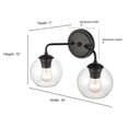 thumbnail image 2 of 2 - Light Brushed Nickel/Silver Wall Sconce, 2 of 7