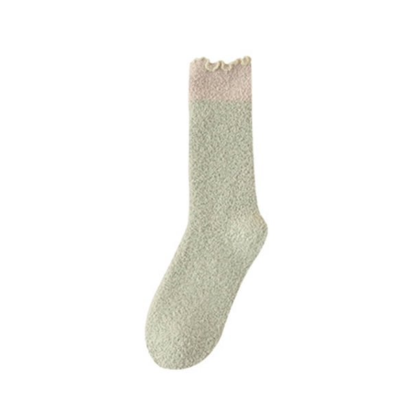 Calcetines de invierno para mujer, calcetines de tubo medio con forro polar para mayor calidez y protección contra el frío, calcetines de forro polar, calcetines de algodón para mujer