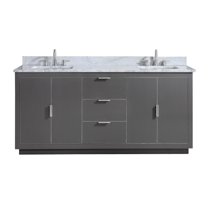 Avanity Austen-Vs73 Austen 73" Free Standing Double Basin Vanity Set - Grey
