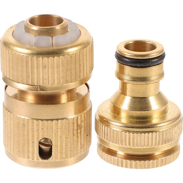 1 Pair Repair Connector Quick Connect Garden Hose Fitting Garden Hose End Replacement