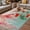Pink, variant on Cherry Blossoms Outdoor Rug for Patio/Deck/Porch, Non-Slip Large Area Rug 3 x 5 Ft, Farmhouse Rustic Goldfish Burlap Indoor Outdoor Rugs Washable Area Rugs, Reversible Camping Rug Carpet Runner