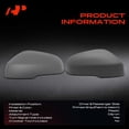 thumbnail image 3 of A-Premium 2 PCS Driver and Passenger Side Rearview Mirror Covers Caps - Compatible with Volvo S60 2011-2018, S80 2012-2016, V60/V60 Cross Country 2015-2018 - Primed Gray, with Turn Signal Hole, 3 of 5
