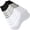 White+Black+Gray, variant on 6 Pairs Socks for Women, Ankle Running Socks Cotton Breathable Soft Thin Stretchy, Anti-blister Thick Cushioned Wicking Odor Resist Athletic Sports Low Cut Socks with Tab