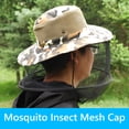 thumbnail image 3 of Gorra De Insecto Mosquito insecto malla gorra Midge sombrero cabeza cara Protector red para pesca al aire libre Ndcxsfigh Para Estrenar, 3 of 4