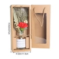thumbnail image 3 of IMossad Natural Dried Flower Bouquet - Decorative Vase Decoration and Gift Box Set - Perfect for Valentine's Day and Mother's Day, 3 of 6