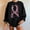Black, variant on Fayshow0 Breast Cancer Awareness Accessories Support T-Shirt for Women Women's Round Printed Loose Fitting Sweatshirts Long Sleeve Hoodless Sweatshirts Gray