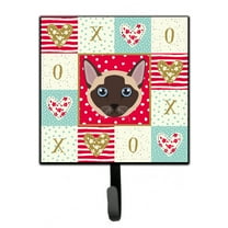 Carolines Treasures CK5173SH4 Tonkinese Cat Love Leash or Key Holder Red Single Hook multicolor