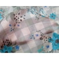 thumbnail image 4 of oneOone Silk Tabby Turquoise Blue Fabric Floral Fabric For Sewing Printed Craft Fabric By The Yard 42 Inch Wide, 4 of 4