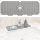 thumbnail image 5 of Almohadilla de grifo de silicona fregadero de cocina almohadilla antisprash captura soporte de goteo de agua bandeja de esponja larga tapa de mesa utensilios de lavado baño 5 piezas, 5 of 5