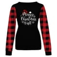 thumbnail image 5 of Frostluinai Ugly Christmas Sweaters For Women Funny Printed Plus Size Pullover Shirt Christmas Clearance Items For Women Long Sleeve Comfortable Breathable Round-Neck Sweatshirt Tunic Tops Blouse, 5 of 6