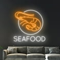 thumbnail image 5 of Handmadetneonsign Seafood Shrimp Neon Sign, Sea Food Led Sign, Shrimp Led Light, Shrimp Seafood, 5 of 5