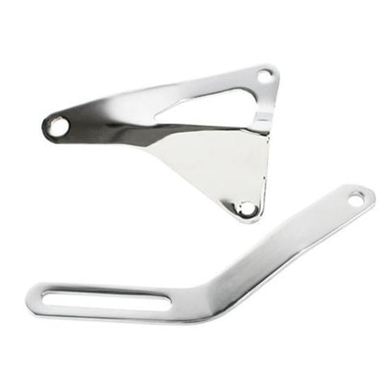 Chrome OEM Alternator Brackets, Fits Ford 289302