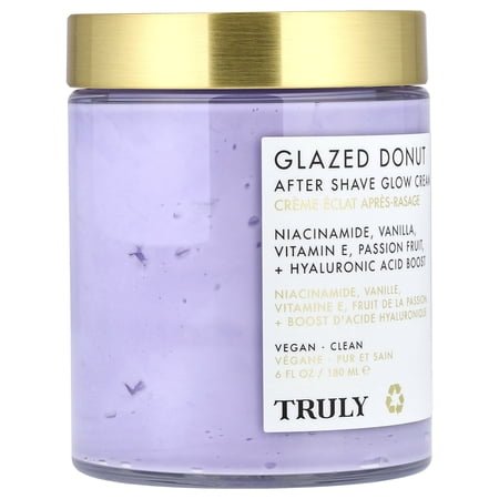 Truly Beauty Glazed Donut After Shave Glow Cream, 6 fl oz (180 ml)