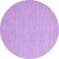 thumbnail image 1 of Ahgly Company Indoor Round Abstract Purple Contemporary Area Rugs, 8' Round, 1 of 4
