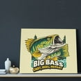 thumbnail image 3 of Lsque Bass Fish and Water Print Wall Art – Decorative Picture for Living Room, Bedroom, and Office (Horizontal), 3 of 6