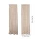 thumbnail image 3 of Juego de 2 cortinas translúcidas que filtran la luz – Paneles con bolsillo para barra para sala de estar, dormitorio u oficina en casa – Tejido de poliéster suave para mayor privacidad y luz s, 3 of 6