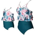 thumbnail image 2 of Girls Swimsuit Two Pieces Bikini Set Ruffle Falbala Swimwear Bathing Suits, 2 of 8