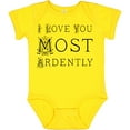 thumbnail image 3 of Inktastic I Love You Most Ardently Girls Baby Bodysuit, 3 of 5