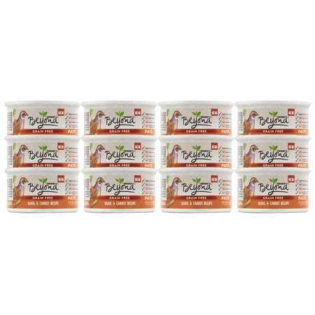 (12 pack) (12 Pack) Purina Beyond Grain Free Quail & Carrot Recipe Adult Wet Cat Food - 3 oz. Can